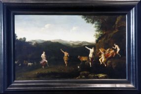 The painting "The Arcadian landscapes"