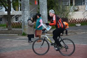 Flashmob "Ride your bike to work"
