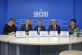 Press conference participants