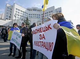 The action near the Constitutional Court in defense of lustration
