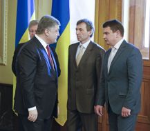 Petr Poroshenko and Artem Sytnyk