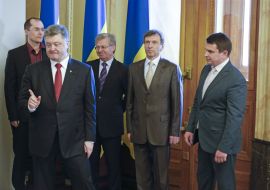 Petr Poroshenko and Artem Sytnyk