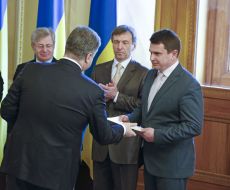 Petr Poroshenko and Artem Sytnyk