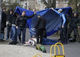 Location of murder of Oles Buzina