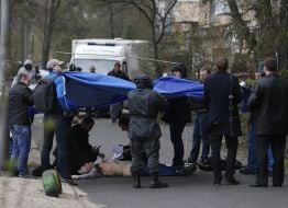 Location of murder of Oles Buzina