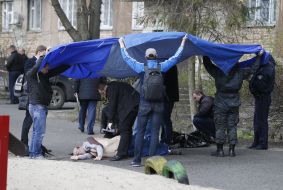 Location of murder of Oles Buzina