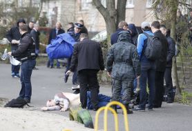 Location of murder of Oles Buzina