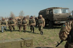 Soldiers of the GSP "Sarmatian" pass coordination of units