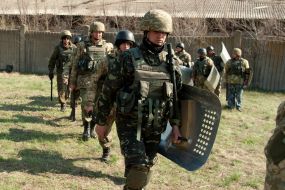 Бойцы ВСП "Сармат" проходят слаживание подразделения