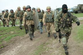 Бойцы ВСП "Сармат" проходят слаживание подразделения