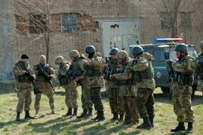 Бойцы ВСП "Сармат" проходят слаживание подразделения