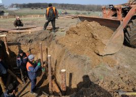 Construction platoon strong point