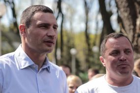 Vitaliy Klitschko and Kirill Trantin