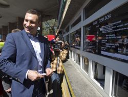 Vitaliy Klitschko inspected the zoo
