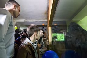 Vitaliy Klitschko inspected the zoo