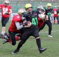 Game time match of the Ukrainian Championship of American football
