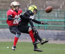 Game time match of the Ukrainian Championship of American football