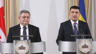 Давид Усупашвили и Владимир Гройсман
