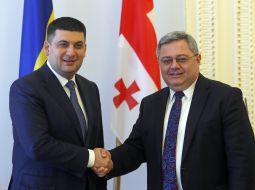 Давид Усупашвили и Владимир Гройсман
