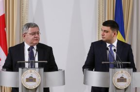 Давид Усупашвили и Владимир Гройсман