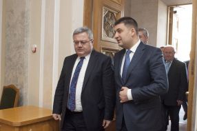 Давид Усупашвили и Владимир Гройсман