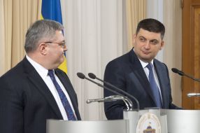 Давид Усупашвили и Владимир Гройсман