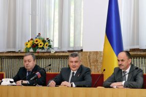 Vasiliy Gubal, Viktor Nazarenko and Vladimir Pleshko