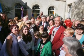 Members of the Ukrainian diaspora