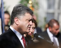 Petr Poroshenko met with the Ukrainian diaspora