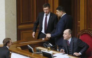 Vladimir Groysman and Andrey Parubiy
