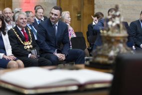 Віталій Кличко та Юрген Ротерс