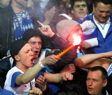 Fans of FC "Dnepr"