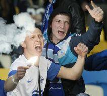 Fans of FC "Dnepr"