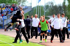 Playing moment of match