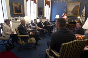 Meeting of Vitali Klitschko and Joe Biden