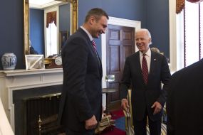 Meeting of Vitali Klitschko and Joe Biden