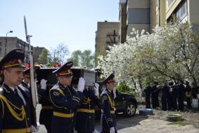 Farewell ceremony with Konstantin Maluhin