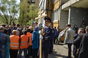 Farewell ceremony with Konstantin Maluhin