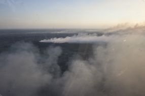 В Чернобыльской зоне горит лес