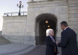 Meeting of Vitali Klitschko and John McCain