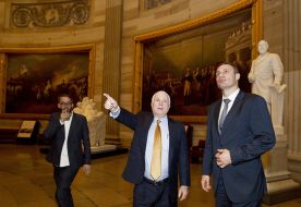 Meeting of Vitali Klitschko and John McCain