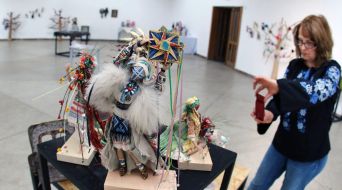 The exhibition of dolls