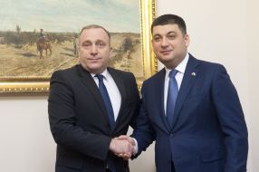 Vladimir Groisman and Grzegorz Schetyna