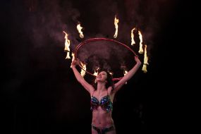 The fire show