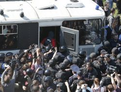 Police detained the young people