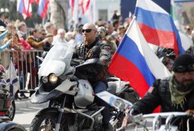 Celebration on May Day in Simferopol