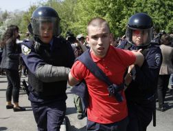 Police detained the young people