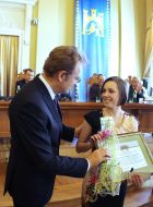 Andrey Sadovy and Maria Muzychuk