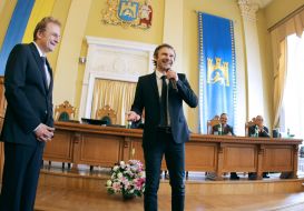 Andrey Sadovy and Svyatoslav Vakarchuk