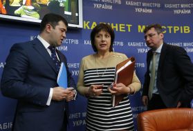 Roman Nasirov, Natalia Yaresko and Konstantin Likarchuk